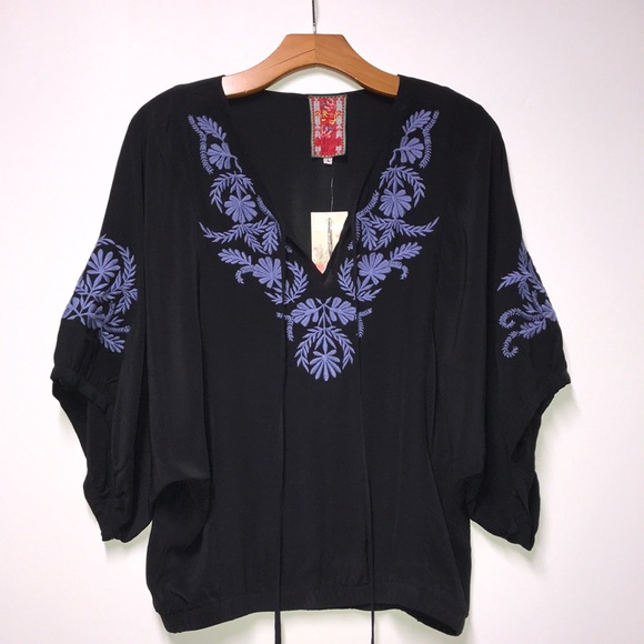 Johnny Was Tops - New! JOHNNY WAS Silk Blouse